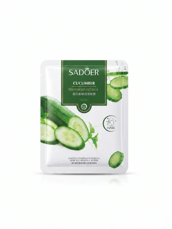 ماسک ورقی صورت سادور (Sadoer) مدل خیار (Cucumber)