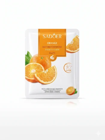 ماسک ورقی صورت سادور (Sadoer) مدل پرتقال (Orange)