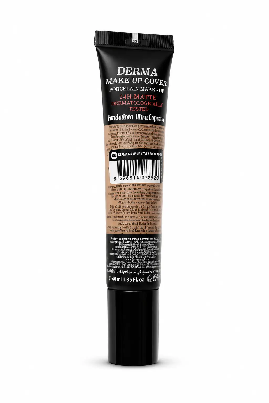 کرم پودر گابرینی مدل Derma شماره 102 - تصویر 2